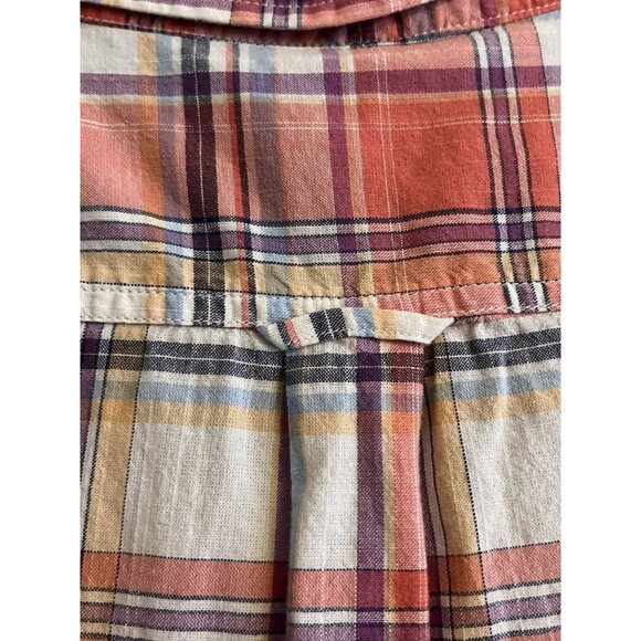 IZOD MENS XL Saltwater Relaxed Classsic Button Down Short Sleeved Shirt - Picture 9 of 11